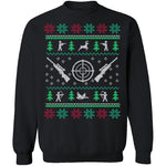 Hunting Ugly Christmas Sweater CustomCat