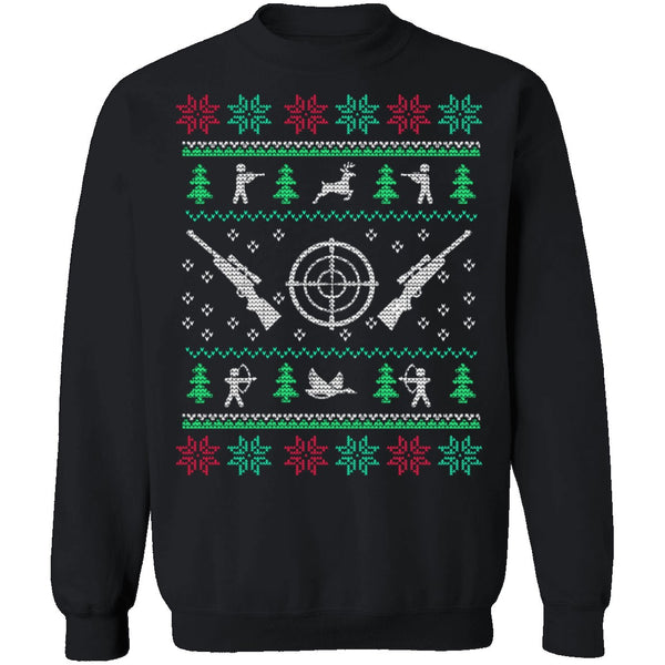 Hunting Ugly Christmas Sweater CustomCat