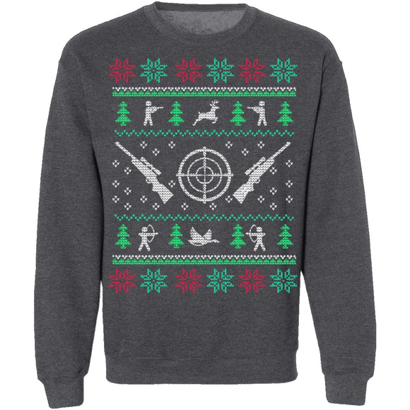 Hunting Ugly Christmas Sweater CustomCat