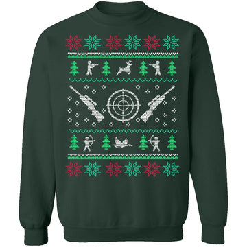 Hunting Ugly Christmas Sweater CustomCat