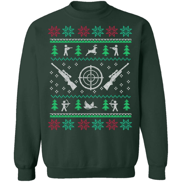 Hunting Ugly Christmas Sweater CustomCat