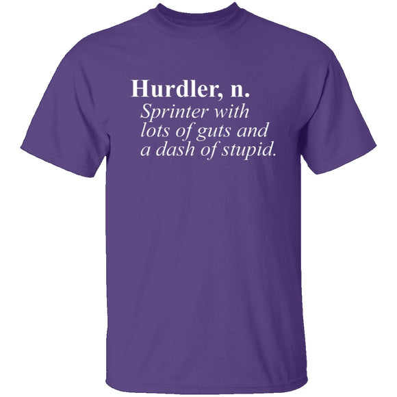 Hurdler Definition T-Shirt CustomCat