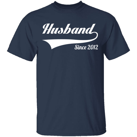 Husband Since Tee T-Shirt CustomCat