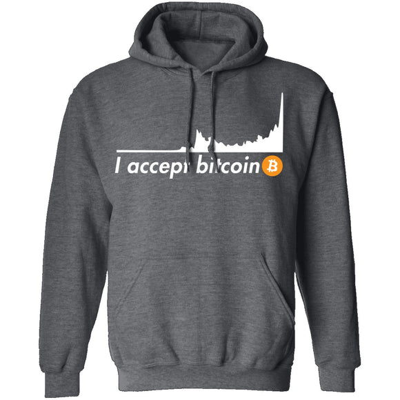 I Accept Bitcoin T-Shirt CustomCat