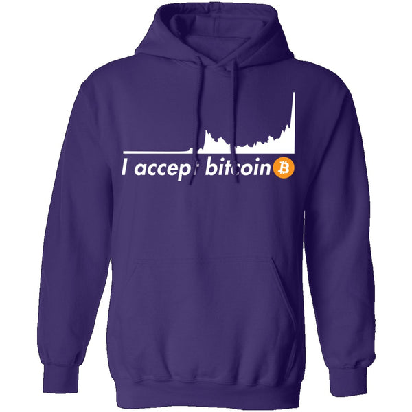 I Accept Bitcoin T-Shirt CustomCat