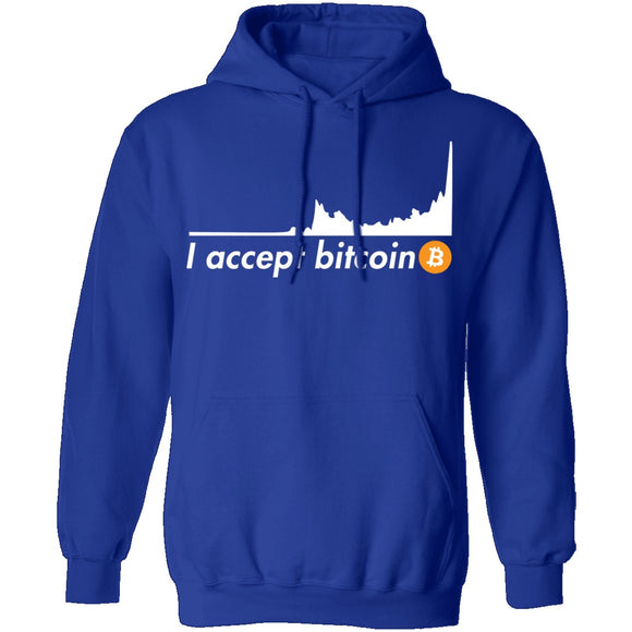 I Accept Bitcoin T-Shirt CustomCat