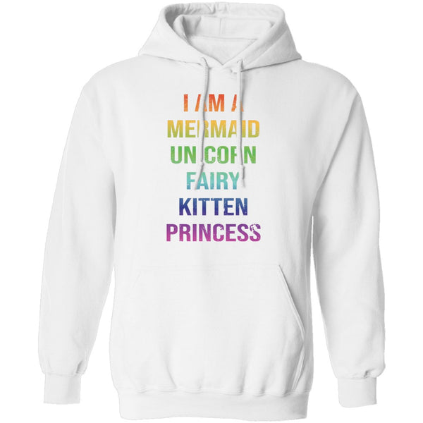 I Am A Mermaid Unicorn Fairy Kitten Princess T-Shirt CustomCat