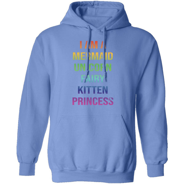 I Am A Mermaid Unicorn Fairy Kitten Princess T-Shirt CustomCat