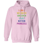 I Am A Mermaid Unicorn Fairy Kitten Princess T-Shirt CustomCat