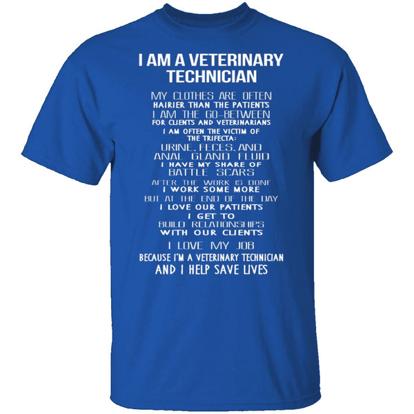 I Am A Veterinary Technician T-Shirt CustomCat