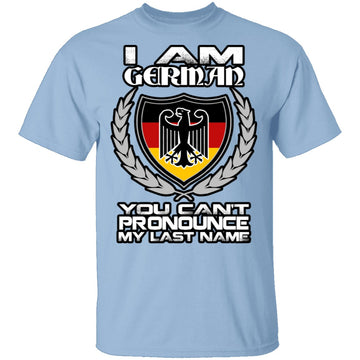 I Am German T-Shirt CustomCat