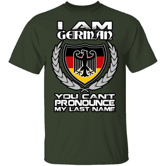 I Am German T-Shirt CustomCat