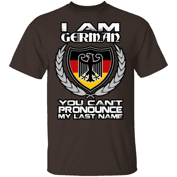 I Am German T-Shirt CustomCat
