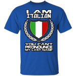 I Am Italian T-Shirt CustomCat