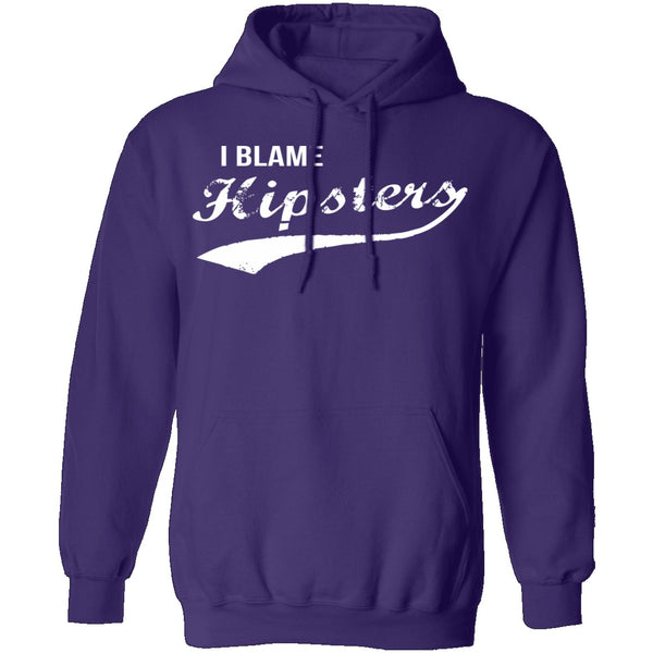 I Blame Hipsters T-Shirt CustomCat