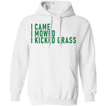 I Came I Mowed I Kicked Grass T-Shirt CustomCat