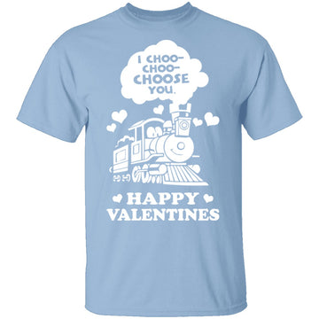 I Choose You Train T-Shirt CustomCat