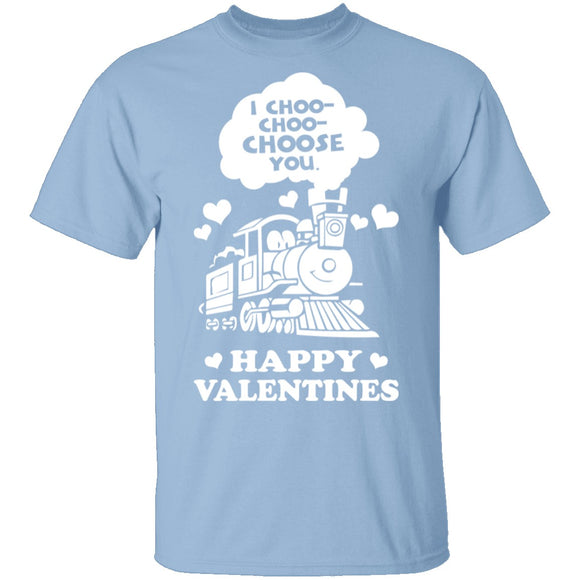 I Choose You Train T-Shirt CustomCat