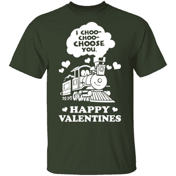 I Choose You Train T-Shirt CustomCat