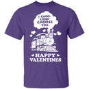 I Choose You Train T-Shirt CustomCat