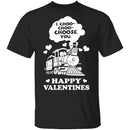 I Choose You Train T-Shirt CustomCat