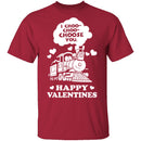 I Choose You Train T-Shirt CustomCat