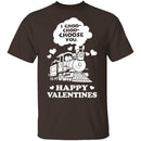 I Choose You Train T-Shirt CustomCat