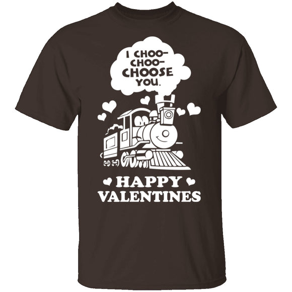 I Choose You Train T-Shirt CustomCat