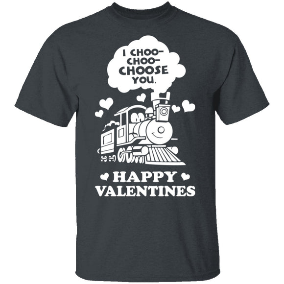 I Choose You Train T-Shirt CustomCat