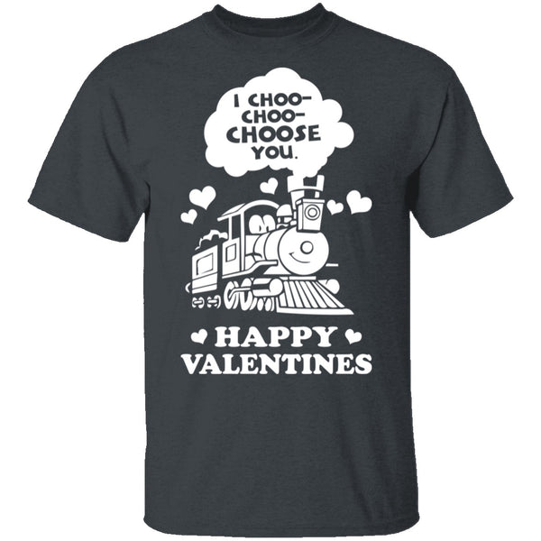 I Choose You Train T-Shirt CustomCat