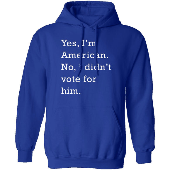 I Didn't Vote For Him T-Shirt CustomCat