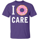 I Doughnut Care T-Shirt CustomCat