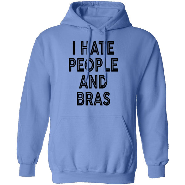 I Hate People And Bras T-Shirt CustomCat