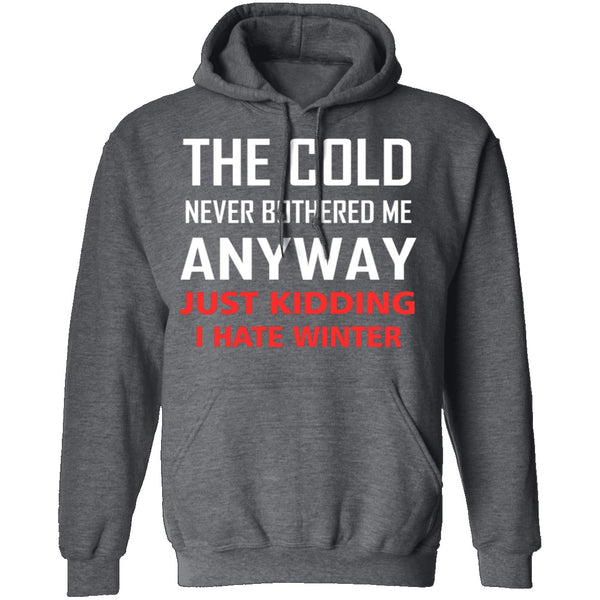 I Hate Winter T-Shirt CustomCat