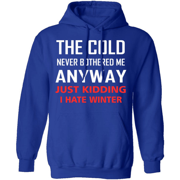 I Hate Winter T-Shirt CustomCat