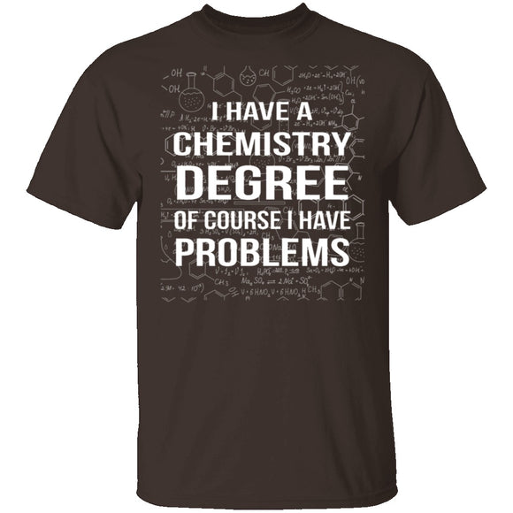 I Have A Chemistry Degree T-Shirt CustomCat