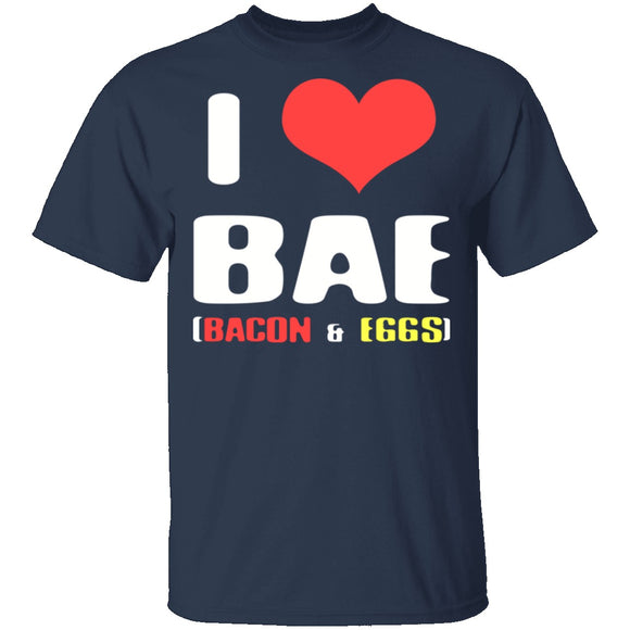 I Heart Bae T-Shirt CustomCat