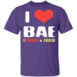 I Heart Bae T-Shirt CustomCat