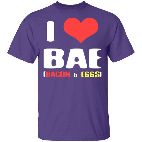 I Heart Bae T-Shirt CustomCat