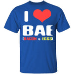 I Heart Bae T-Shirt CustomCat