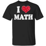 I Heart Math T-Shirt CustomCat