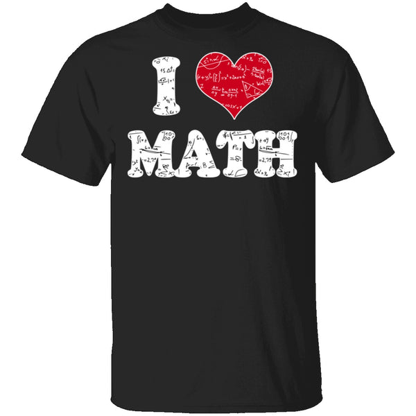 I Heart Math T-Shirt CustomCat