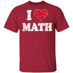 I Heart Math T-Shirt CustomCat