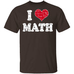 I Heart Math T-Shirt CustomCat