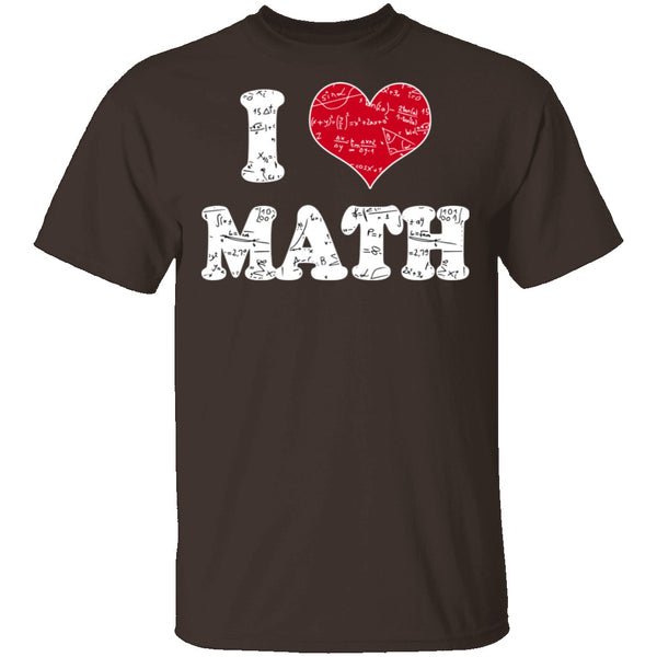 I Heart Math T-Shirt CustomCat