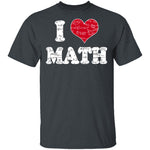 I Heart Math T-Shirt CustomCat