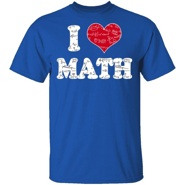 I Heart Math T-Shirt CustomCat