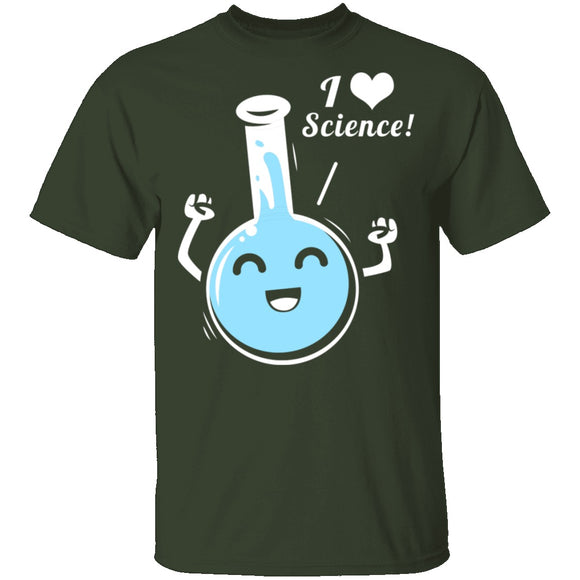I Heart Science T-Shirt CustomCat