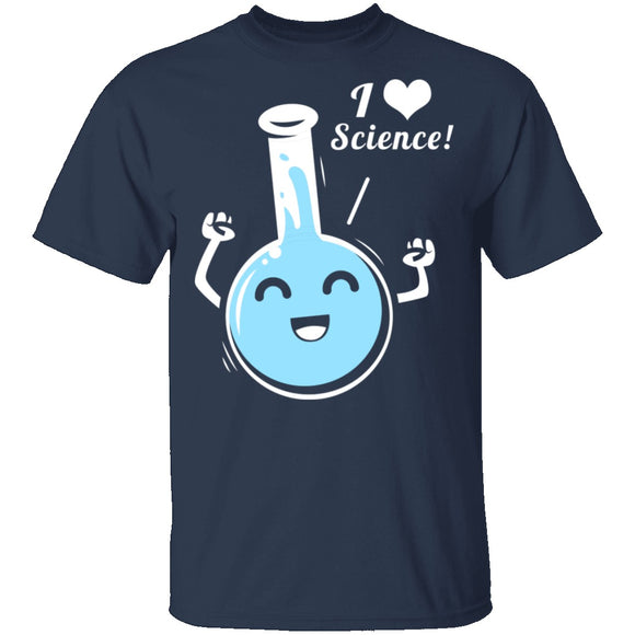 I Heart Science T-Shirt CustomCat