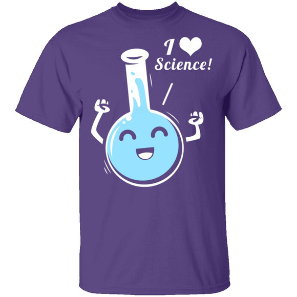 I Heart Science T-Shirt CustomCat